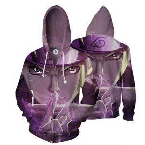 Veste à capuche 3D All Over Naruto Kage Bunshin