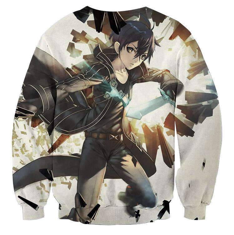 Sweat Sword Art Online Kirito Attack