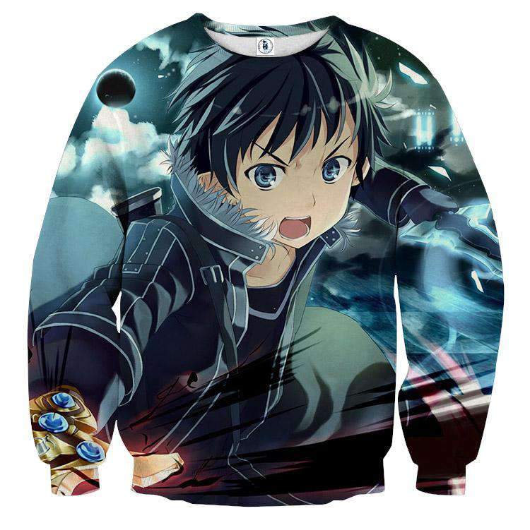 Sweat Sword Art Online Kirito Moon