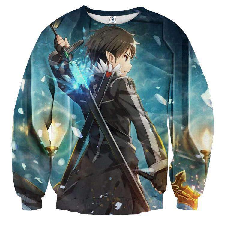 Sweat Sword Art Online Kirito Battle