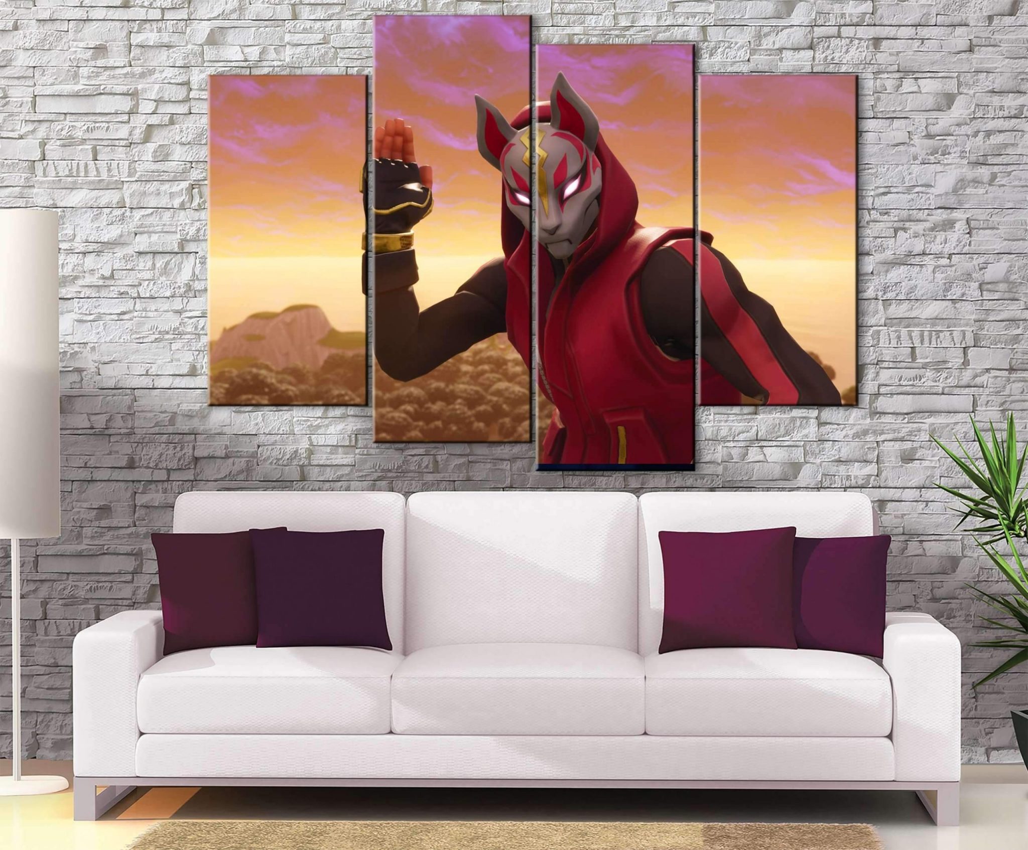 Décoration murale Fortnite Drift Mask