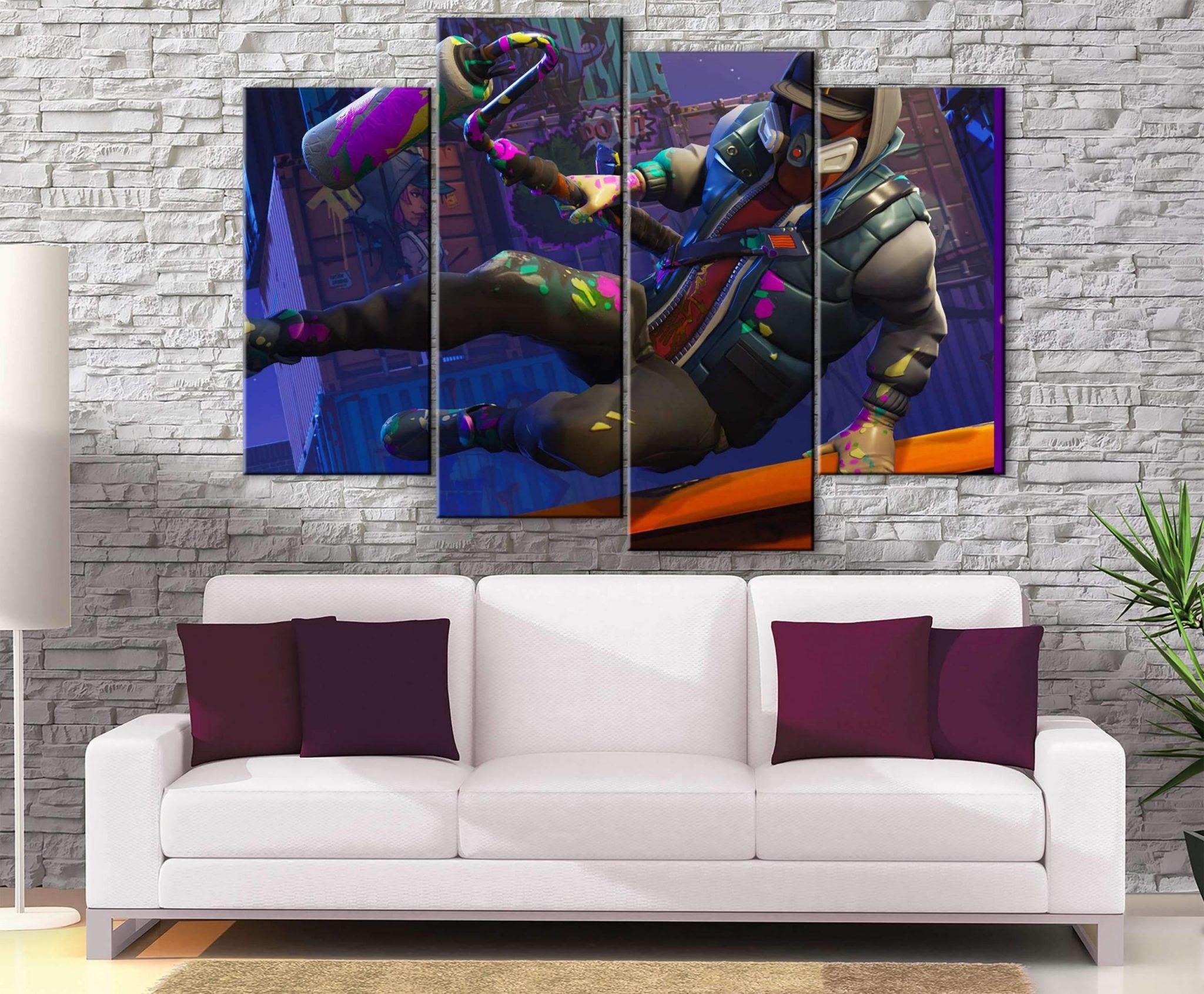 Décoration murale Fortnite Painter Skin