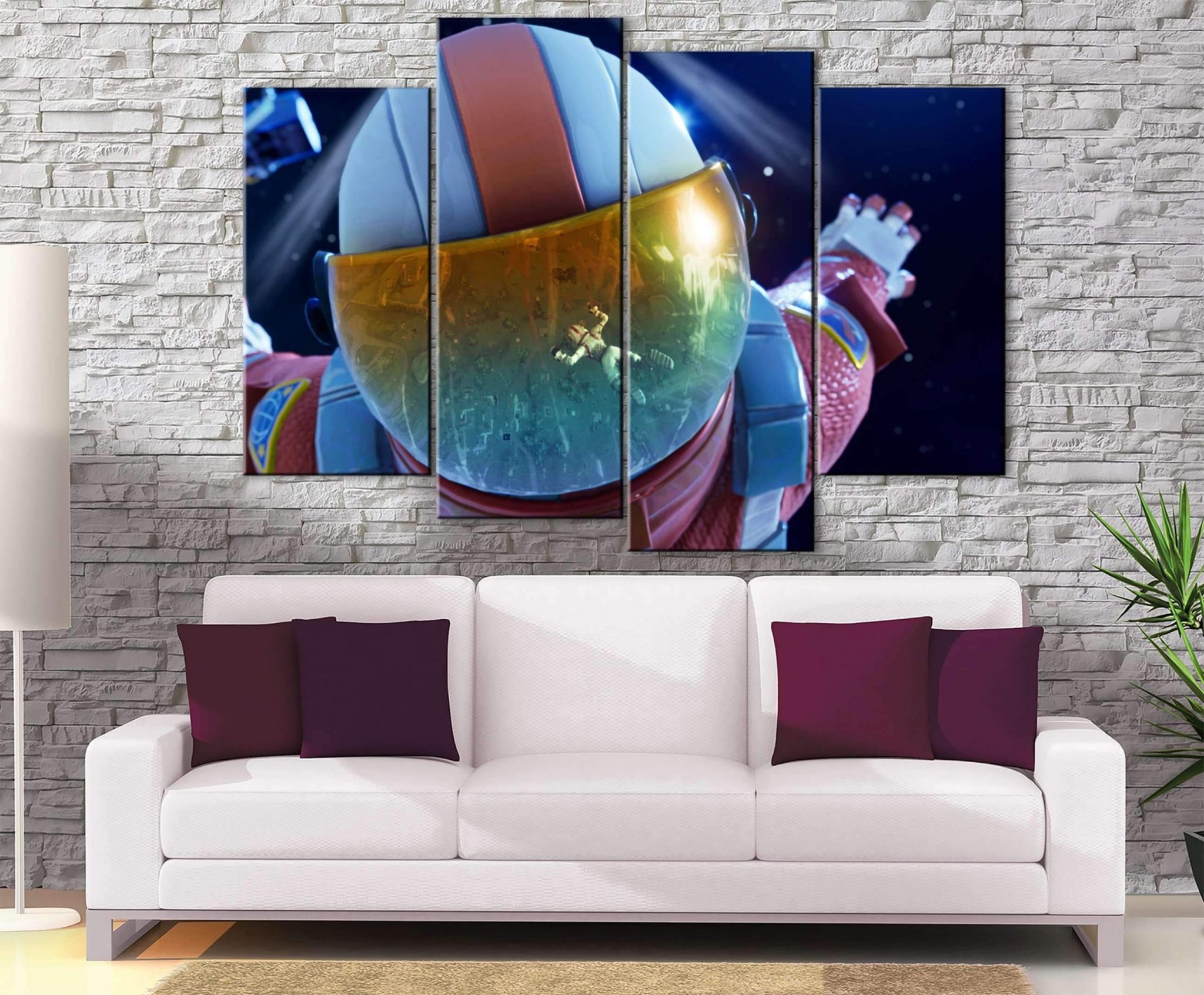 Décoration murale Fortnite Space Skin