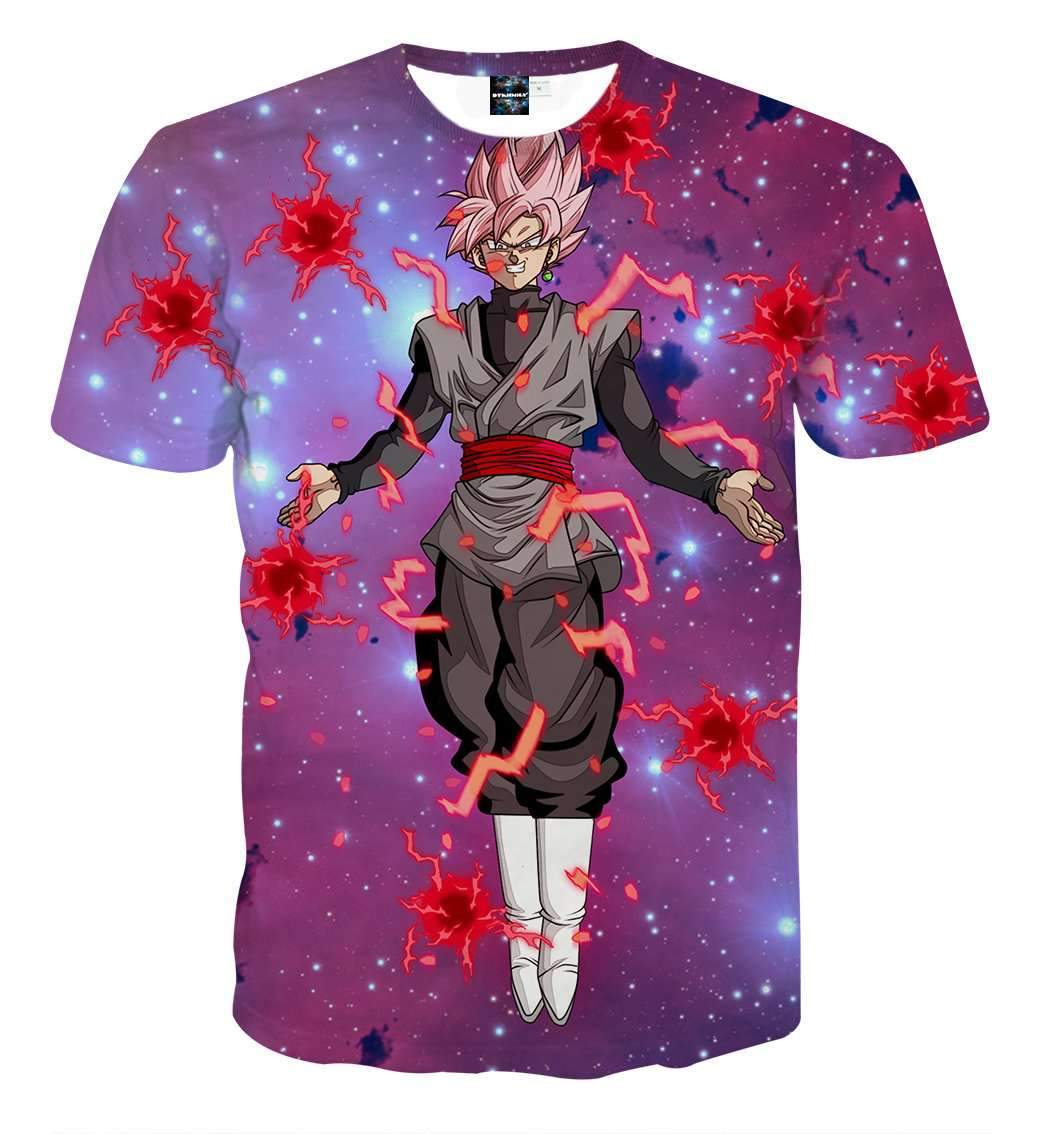 T Shirt Dragon Ball Super Black Galaxy