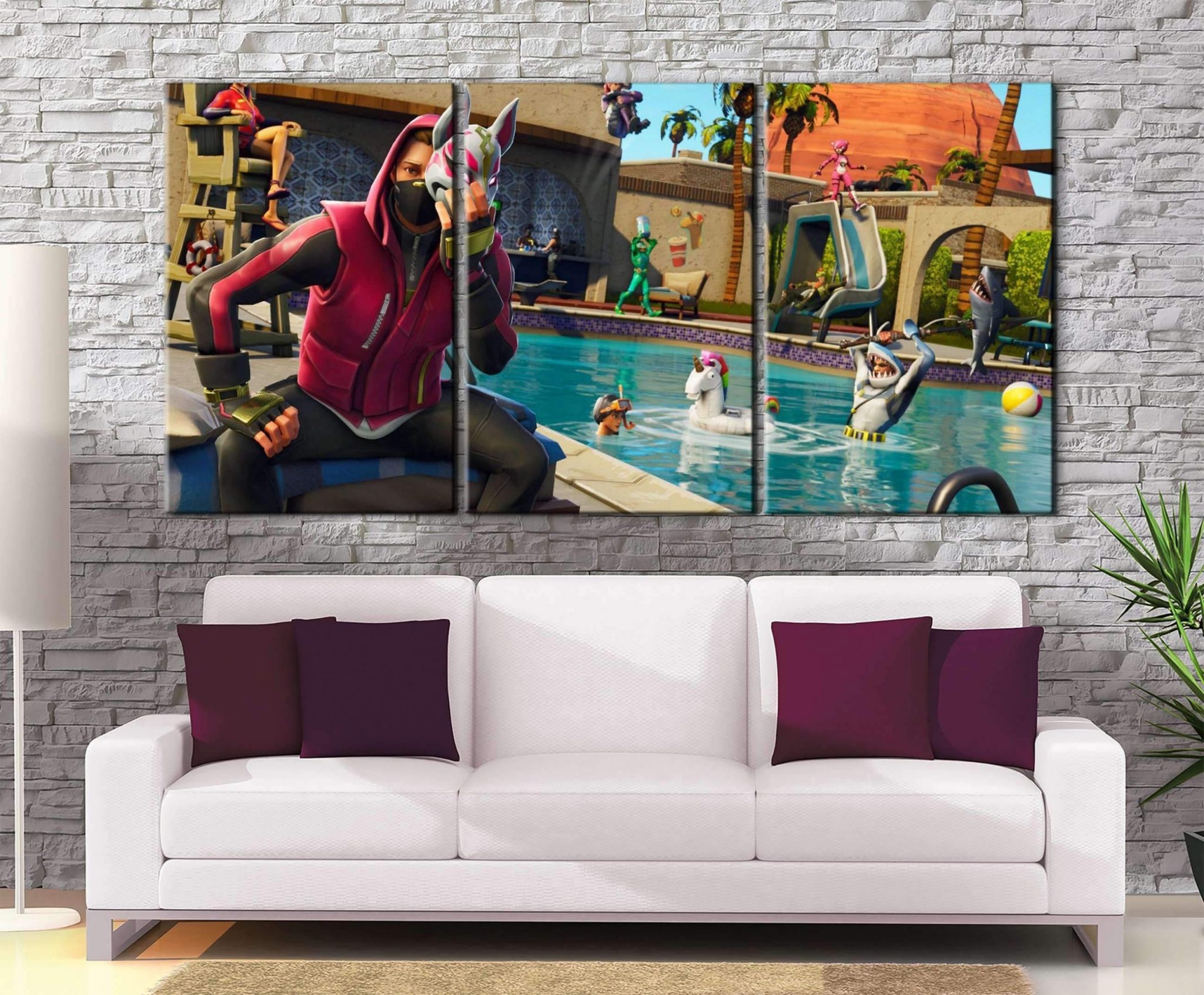 Décoration murale Fortnite Drift Mask Swimming Pool