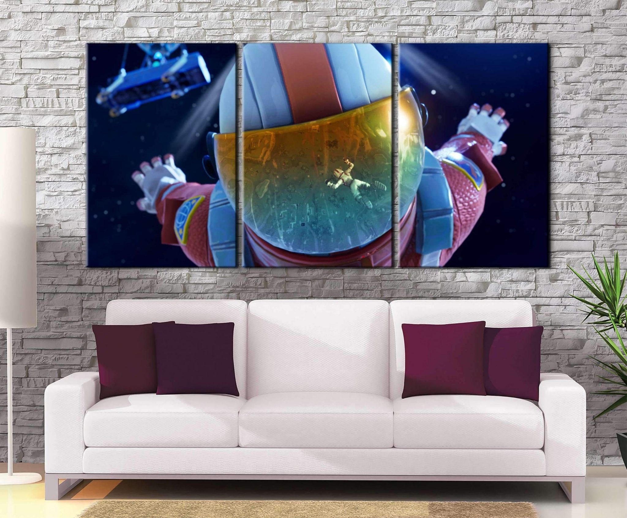 Décoration murale Fortnite Space Skin