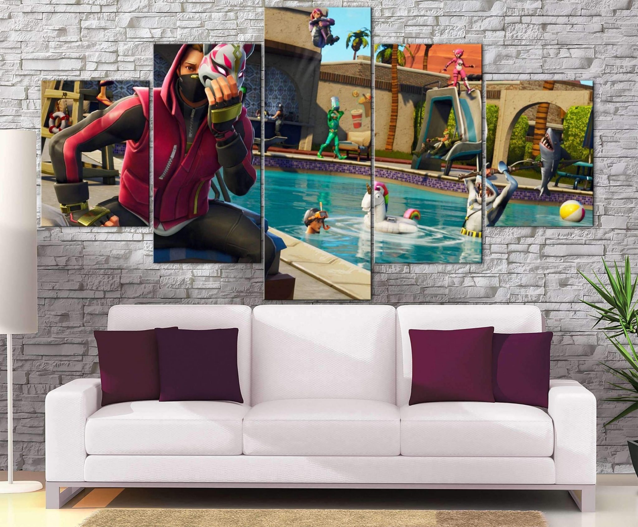 Décoration murale Fortnite Drift Mask Swimming Pool