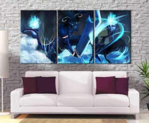 Décoration Murale Sword Art Online Kirito Fight