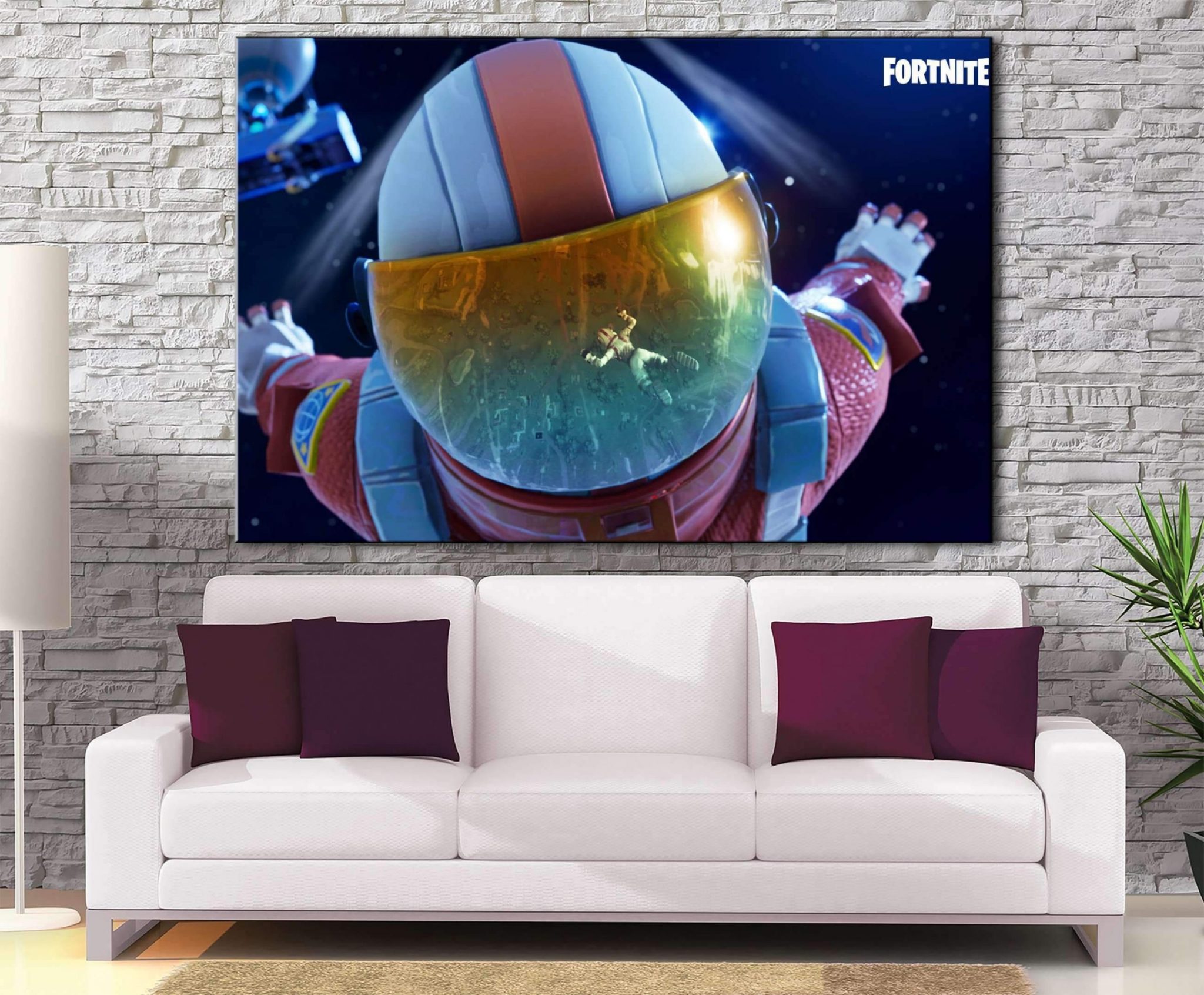 Décoration murale Fortnite Space Skin