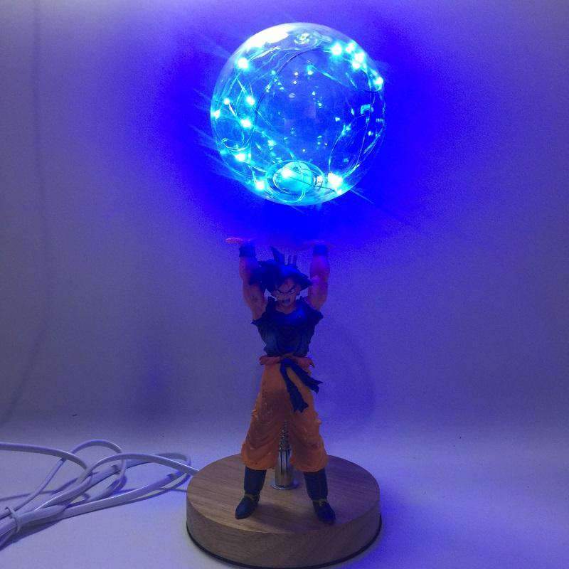 Lampe Dragon Ball Goku Genkidama en 4 couleurs