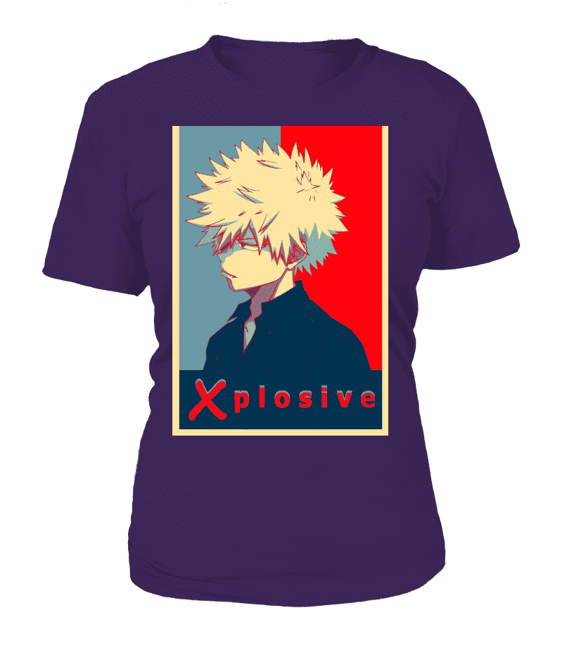 T Shirt Femme My Hero Academia Bakugo Xplosive