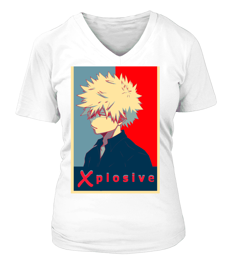 T Shirt Femme My Hero Academia Bakugo Xplosive