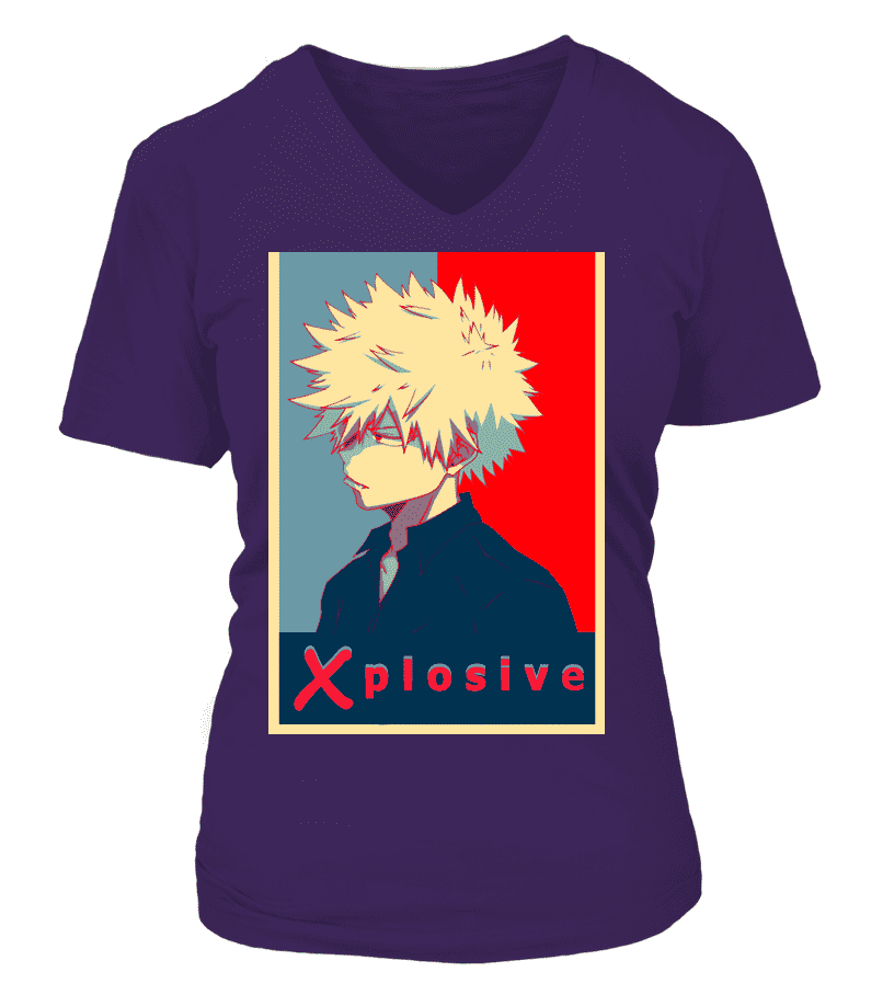 T Shirt Femme My Hero Academia Bakugo Xplosive