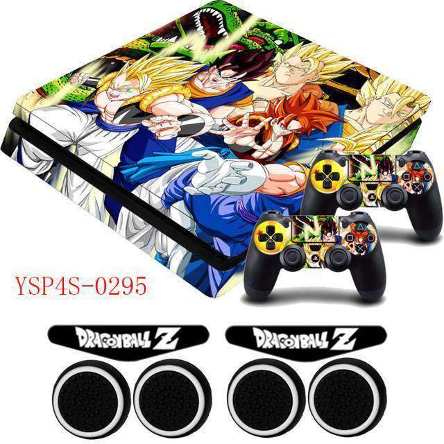 Stickers PS4 SLIM Dragon Ball Z 14 designs au choix