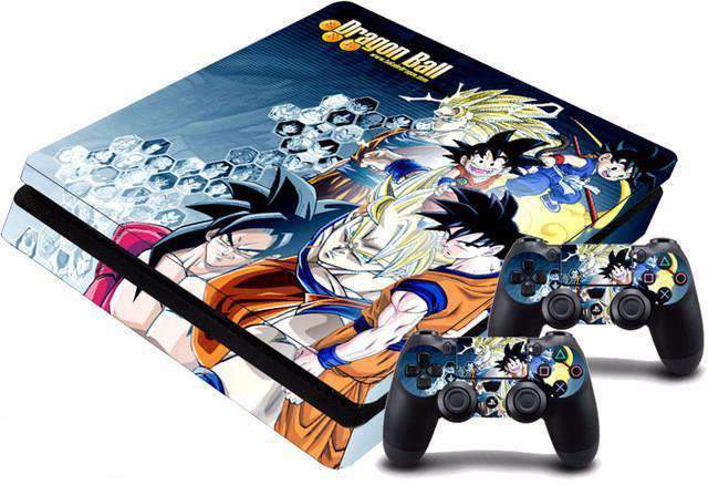 Stickers PS4 SLIM Dragon Ball Z 14 designs au choix