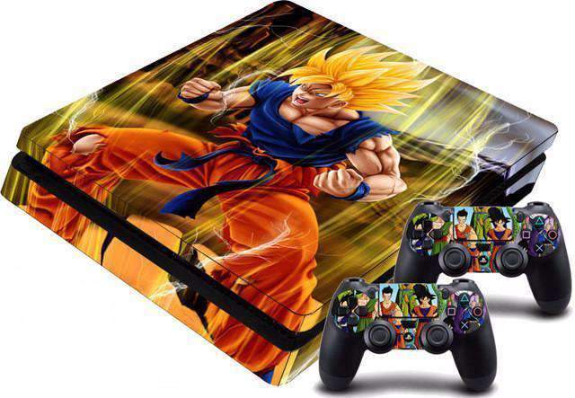 Stickers PS4 SLIM Dragon Ball Z 14 designs au choix