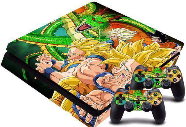 Stickers PS4 SLIM Dragon Ball Z 14 designs au choix