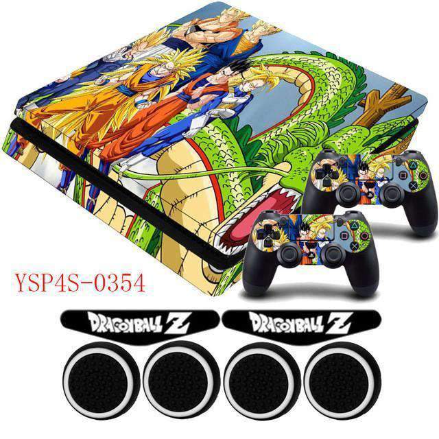 Stickers PS4 SLIM Dragon Ball Z 14 designs au choix