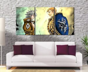 Décoration murale Nanatsu No Taizai Escanor Vs Estarossa