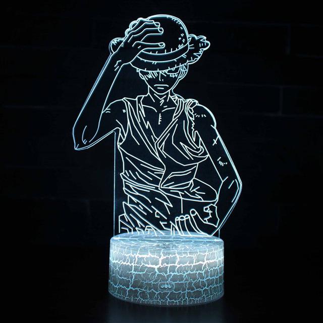 Lampe Led One Piece Luffy Ready To Fight