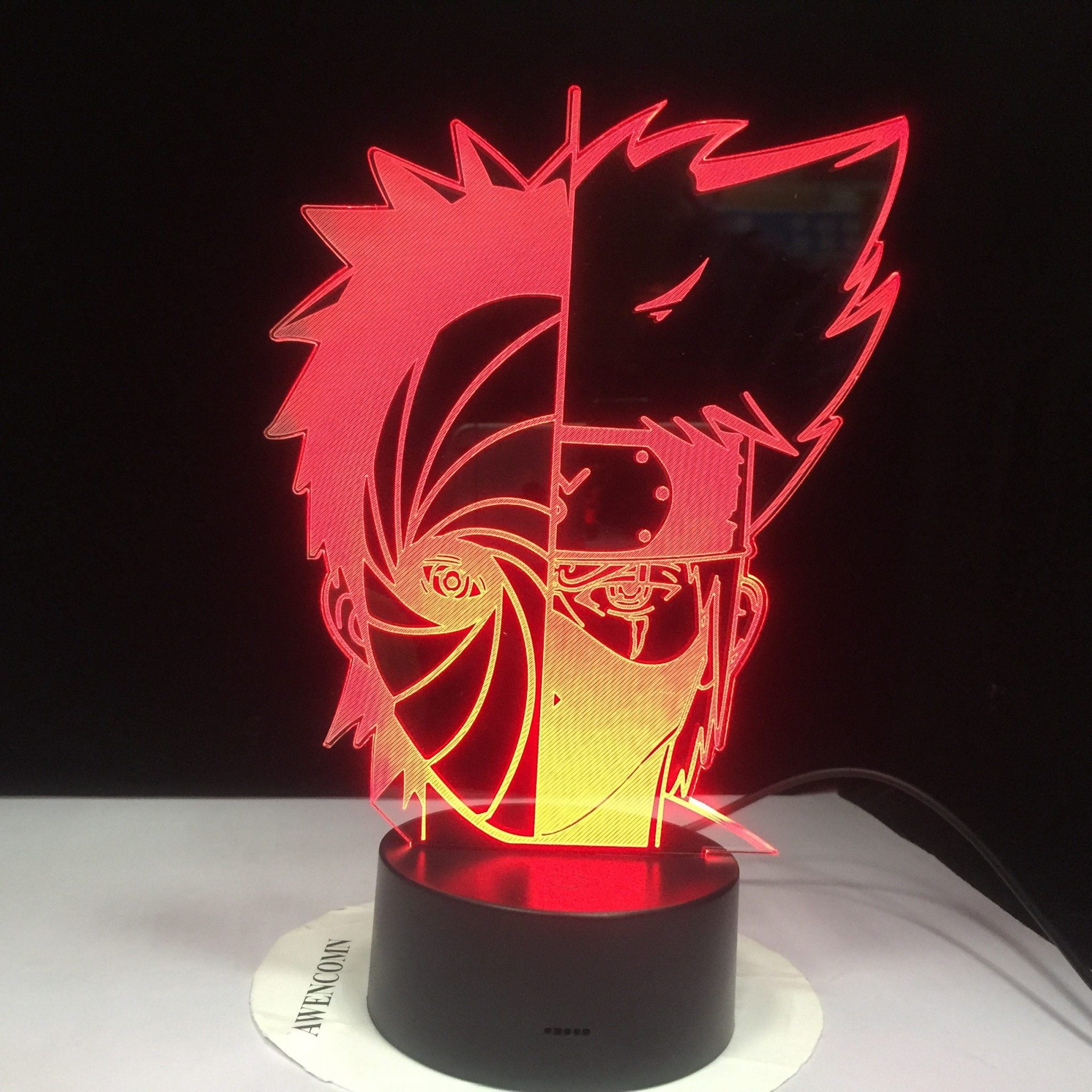 Lampe Naruto Kakashi VS Obito