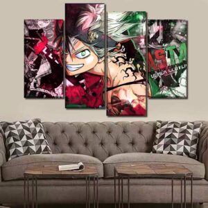 Décoration murale en 5 pièces Black Clover Asta