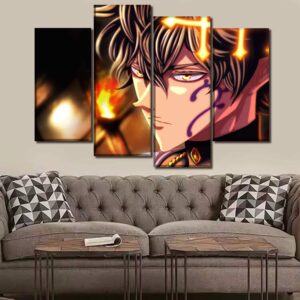 Décoration murale en 5 pièces Black Clover Yuno