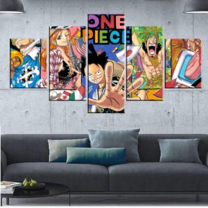 Tableau en 5 pièces One Piece Aventure