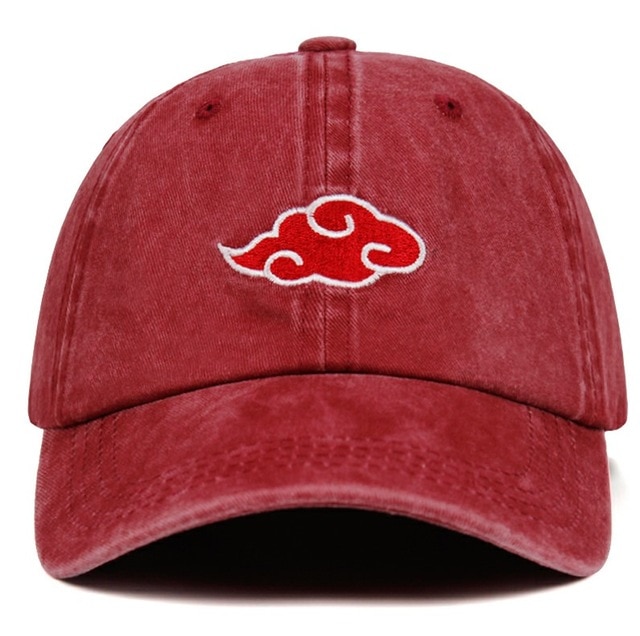 Casquette Naruto Délavée Logo Akatsuki