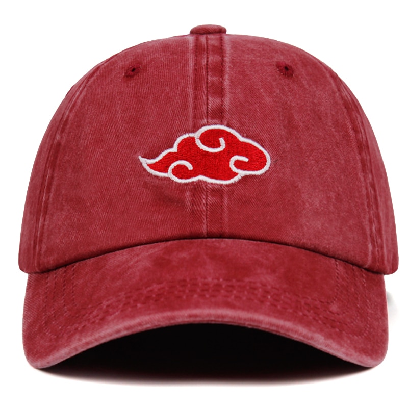 Casquette Naruto Délavée Logo Akatsuki