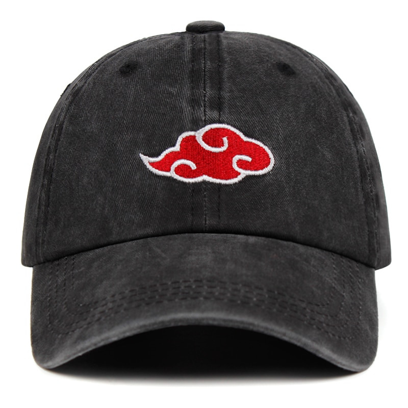 Casquette Naruto Délavée Logo Akatsuki
