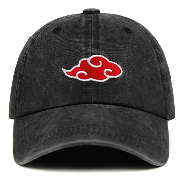 Casquette Naruto Délavée Logo Akatsuki