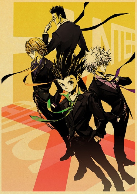 Poster Hunter x Hunter Les 4 Aventuriers