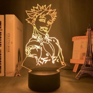 Lampe Seven Deadly Sins Symbôle Meliodas Dragon De La Colère