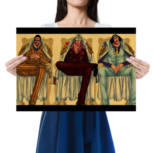Poster One Piece Amiraux de la Marine
