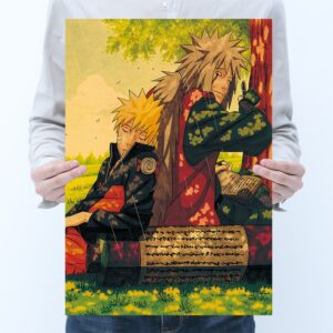 Poster Naruto Jiraiya et Naruto