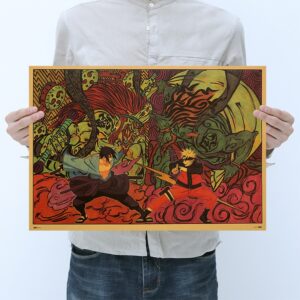 Poster Naruto Vs Sasuke Légendes