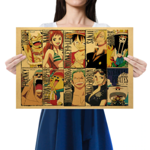 Poster One Piece Equipage Chapeaux de Paille