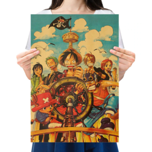 Poster One Piece Mugiwaras A L&rsquo;aventure