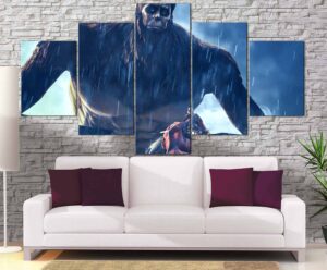 Décoration L&rsquo;attaque des Titans Eren Rivaille et Mikasa