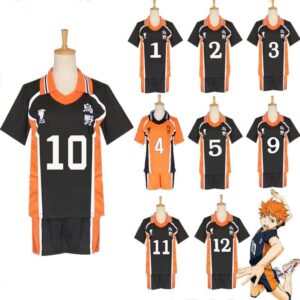 Maillot et Short Haikyuu Karasuno Cosplay