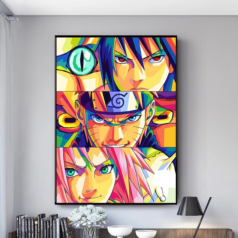 Poster Naruto Team 7 Pop Art