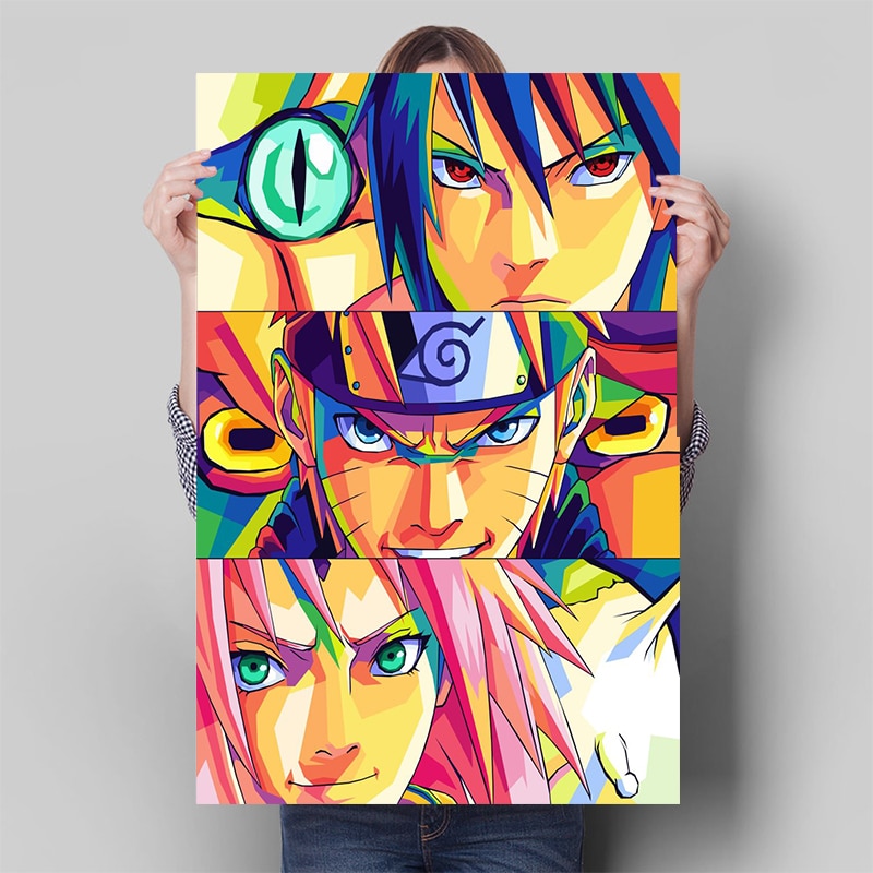 Poster Naruto Team 7 Pop Art