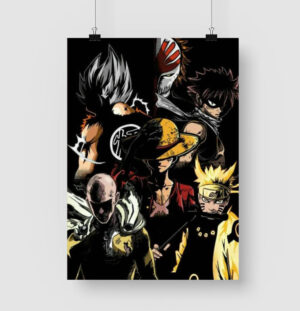 Poster Personnages Manga