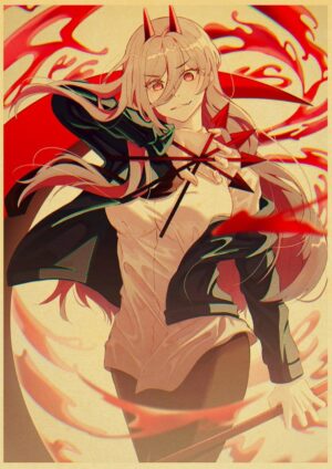 Poster Chainsaw Man Aki et Pochita