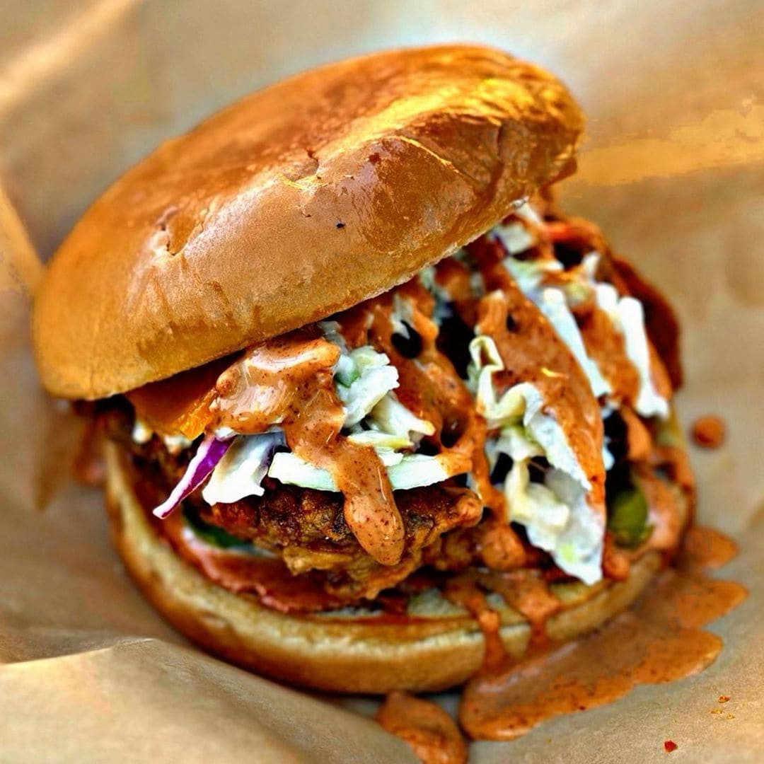 Chicken sandwich from Rambo's Hot Chicken in Simi Valley