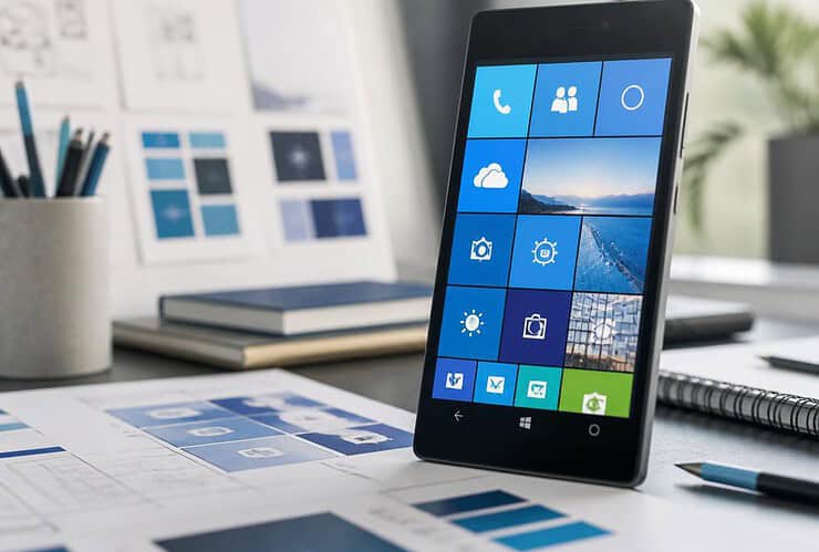 L&rsquo;interface de Windows 10 Mobile revisitée par un designer