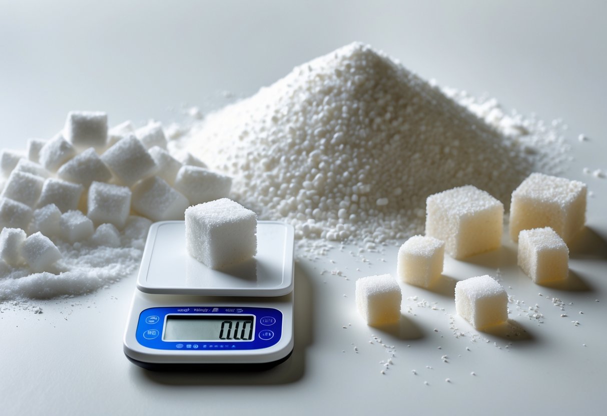 poids morceau de sucre