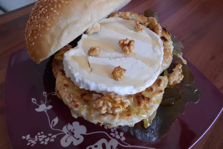 mini burger apero chèvre miel