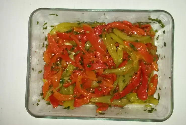 poivrons à l'huile